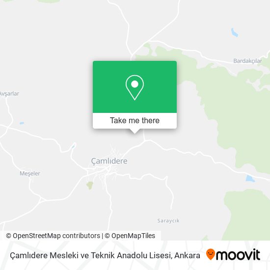 Çamlıdere Mesleki ve Teknik Anadolu Lisesi map