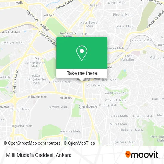 Milli Müdafa Caddesi map