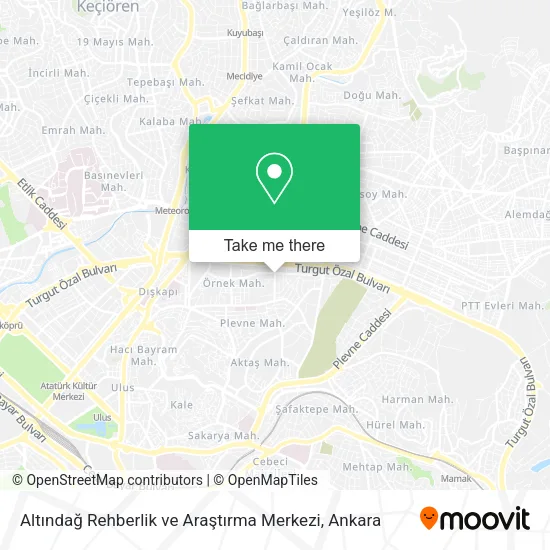 Altındağ Rehberlik ve Araştırma Merkezi map