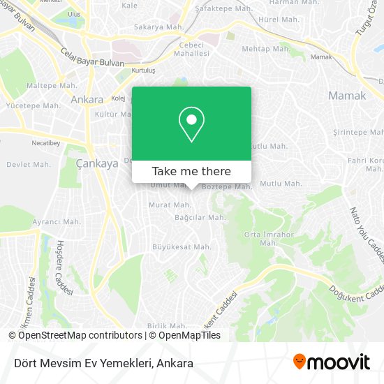 Dört Mevsim Ev Yemekleri map