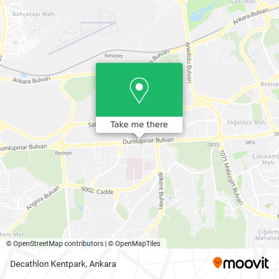 Decathlon Kentpark map