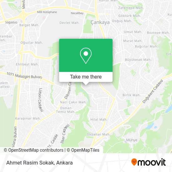 Ahmet Rasim Sokak map