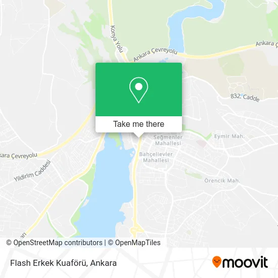 Flash Erkek Kuaförü map