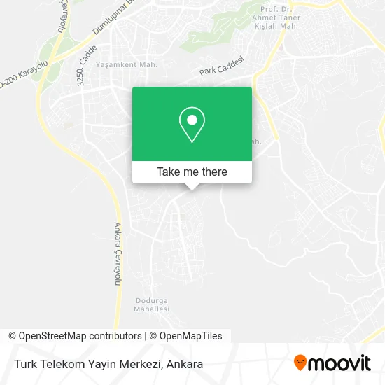 Turk Telekom Yayin Merkezi map