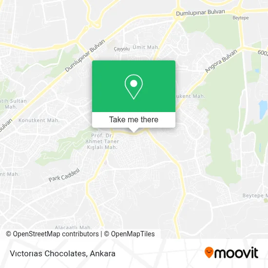 Vıctorıas Chocolates map