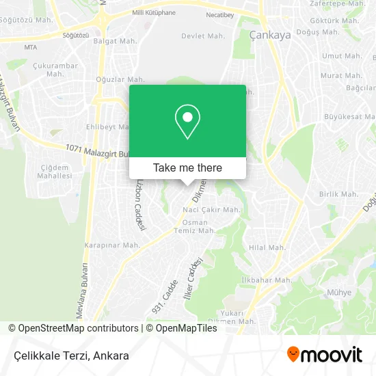 Çelikkale Terzi map