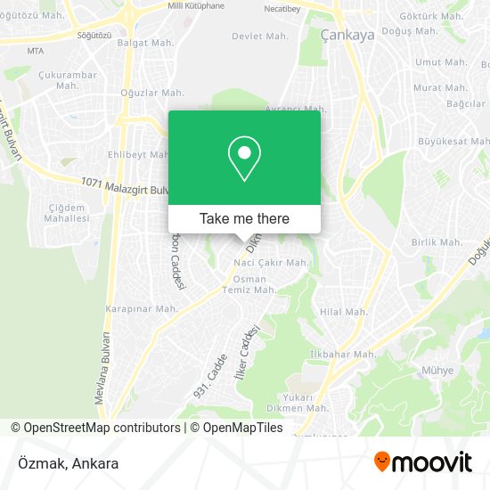 Özmak map
