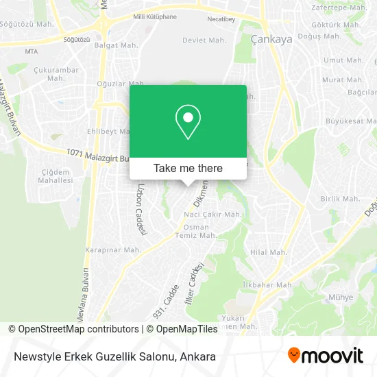 Newstyle Erkek Guzellik Salonu map