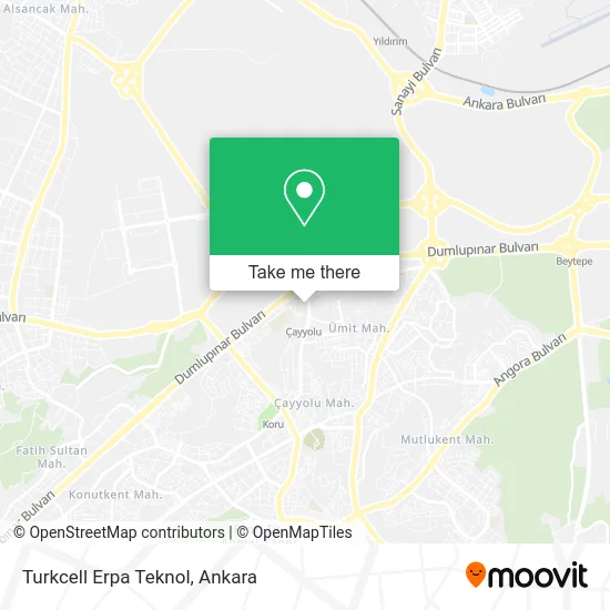 Turkcell Erpa Teknol map