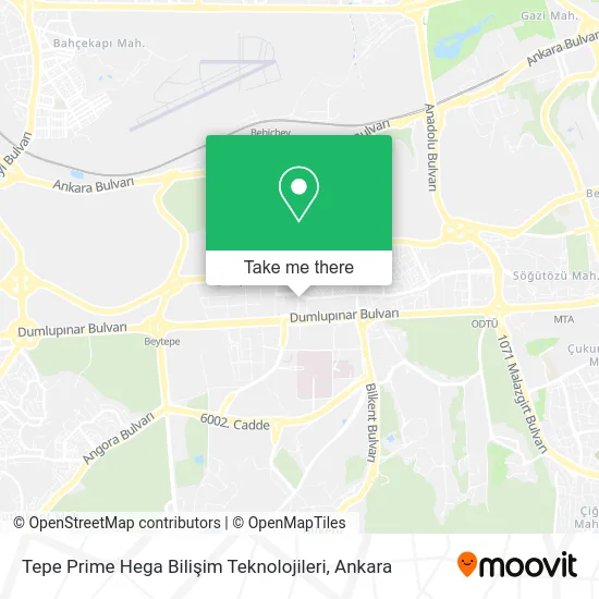 Tepe Prime Hega Bilişim Teknolojileri map