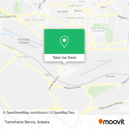 Tamirhane Servis map