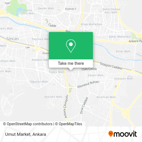 Umut Market map