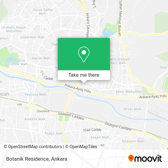 Botanik Residence map