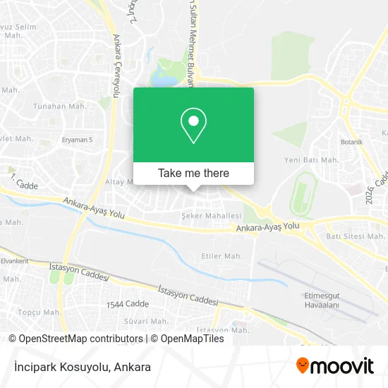 İncipark Kosuyolu map
