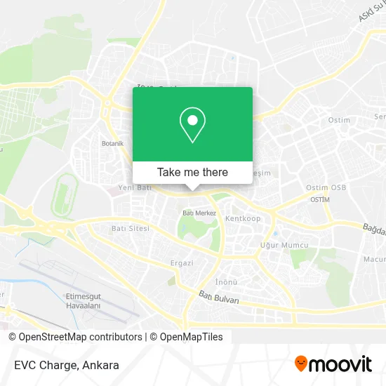 EVC Charge map