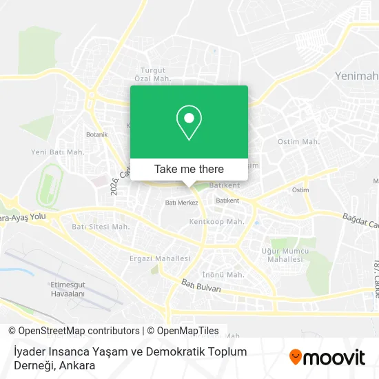 İyader Insanca Yaşam ve Demokratik Toplum Derneği map