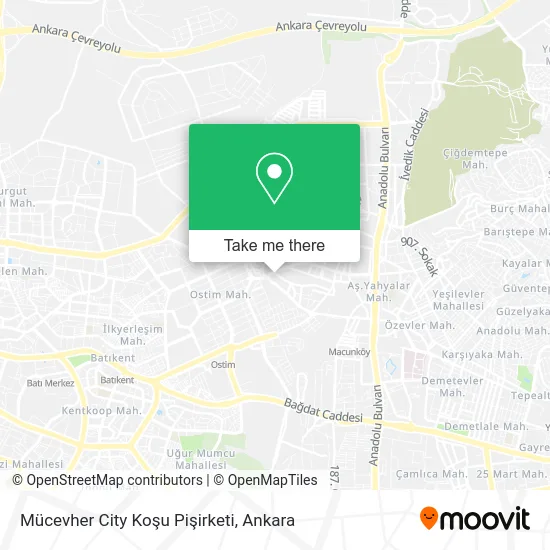Mücevher City Koşu Pişirketi map