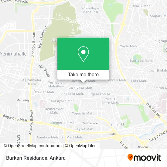 Burkan Residance map