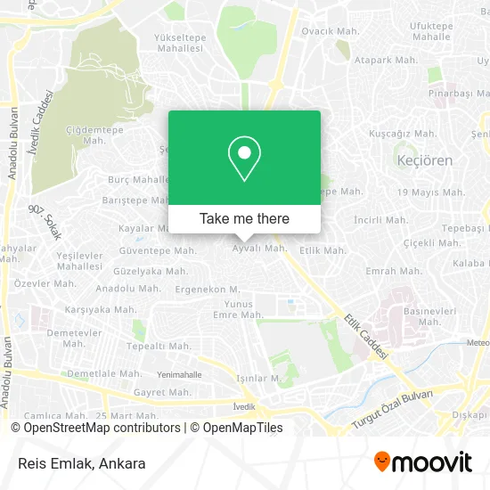 Reis Emlak map