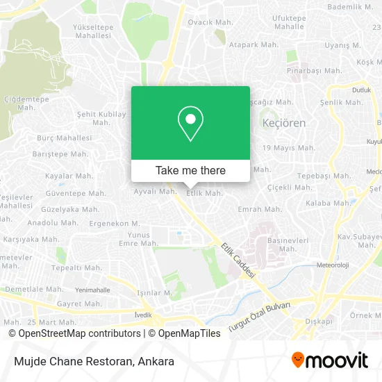 Mujde Chane Restoran map
