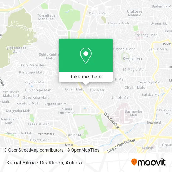 Kemal Yilmaz Dis Klinigi map