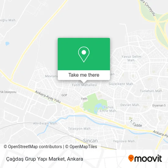 Çağdaş Grup Yapı Market map