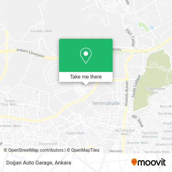 Doğan Auto Garage map