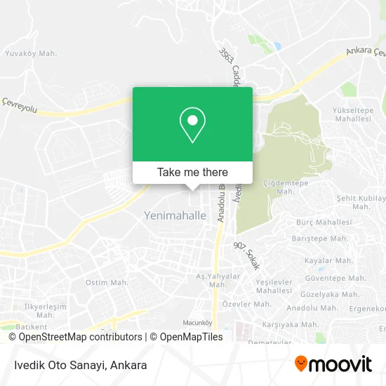Ivedik Oto Sanayi map