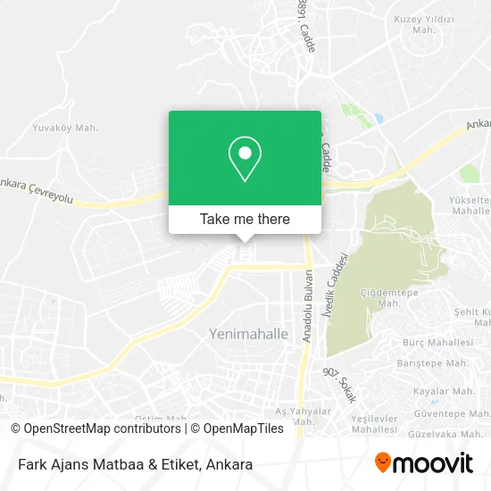 Fark Ajans Matbaa & Etiket map