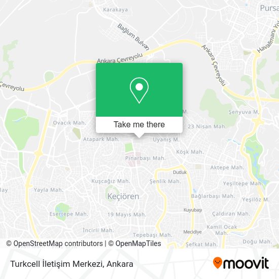 Turkcell İletişim Merkezi map