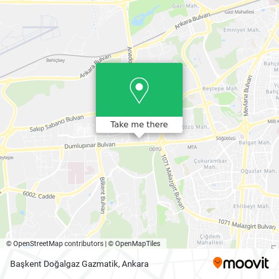 Başkent Doğalgaz Gazmatik map