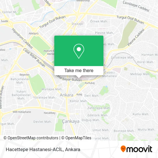 Hacettepe Hastanesi-ACİL map
