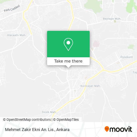 Mehmet Zakir Ekni An. Lis. map