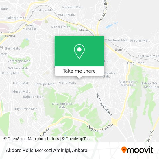 Akdere Polis Merkezi Amirliği map