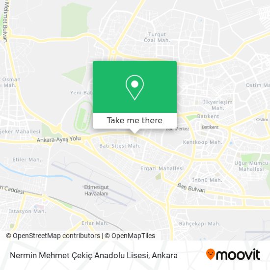 Nermin Mehmet Çekiç Anadolu Lisesi map