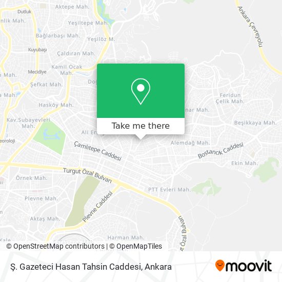 Ş. Gazeteci Hasan Tahsin Caddesi map
