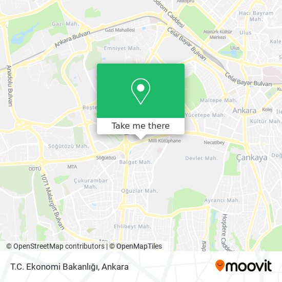 T.C. Ekonomi Bakanlığı map