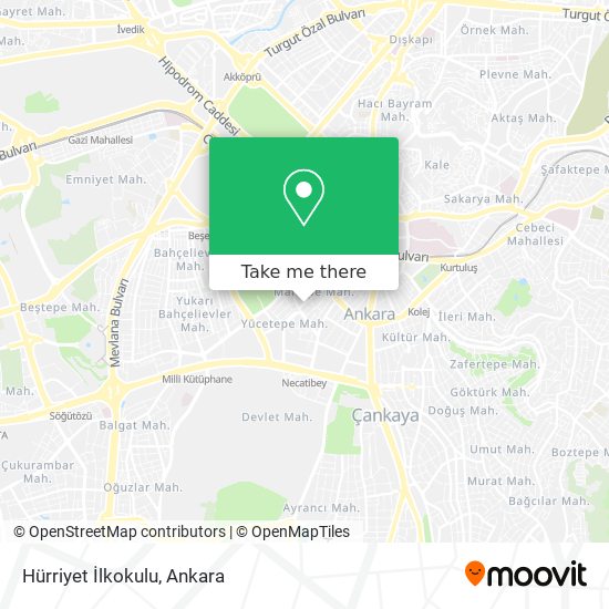 Hürriyet İlkokulu map