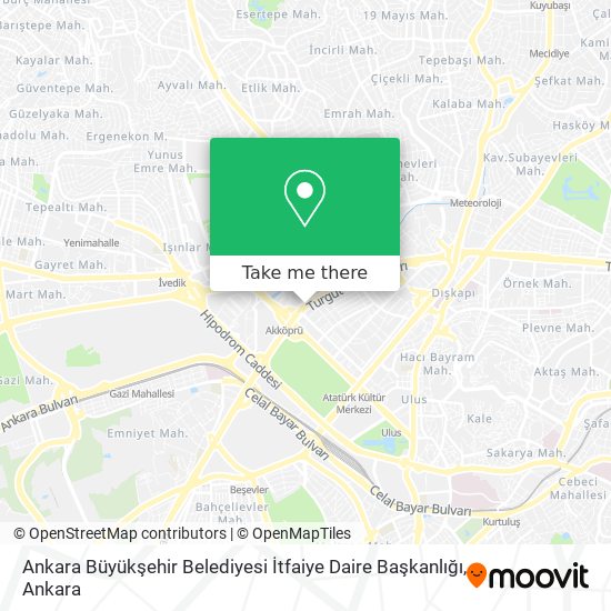 Ankara Büyükşehir Belediyesi İtfaiye Daire Başkanlığı map