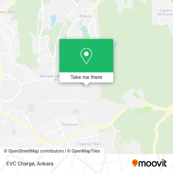EVC Charge map