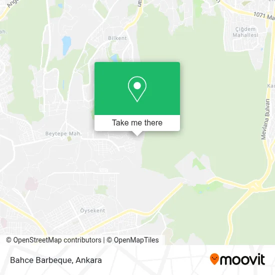 Bahce Barbeque map