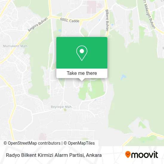 Radyo Bilkent Kirmizi Alarm Partisi map