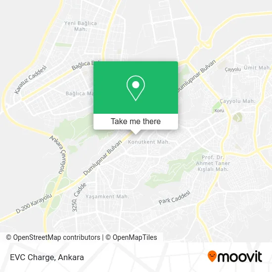 EVC Charge map