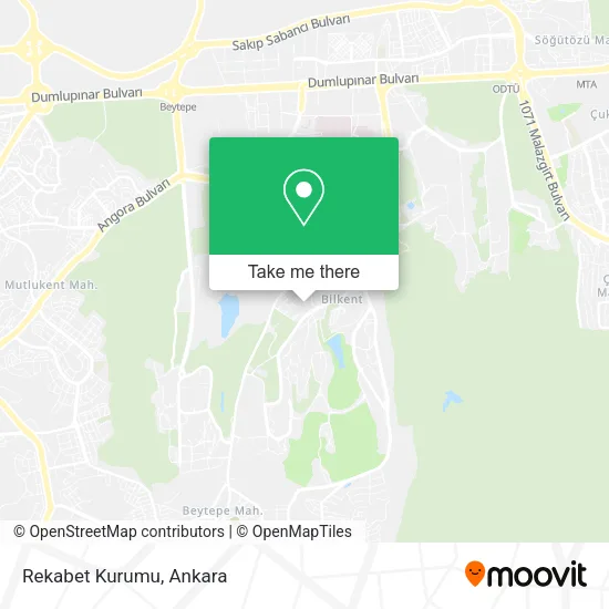 Rekabet Kurumu map