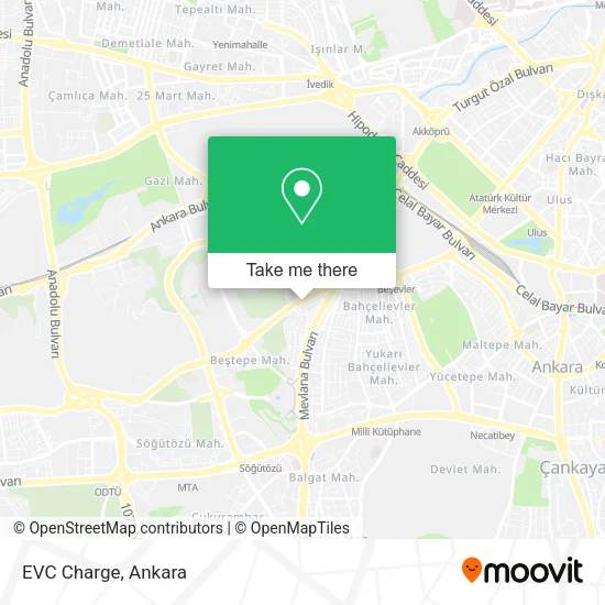 EVC Charge map