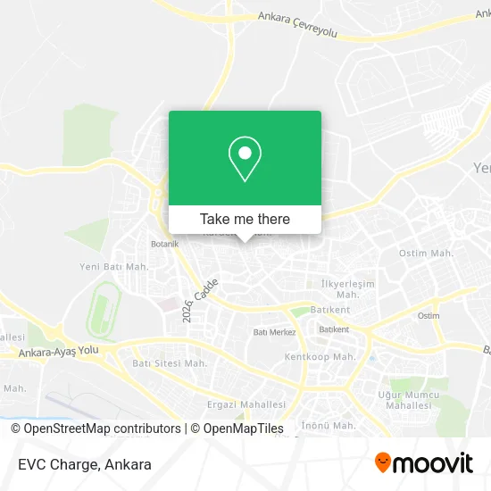 EVC Charge map