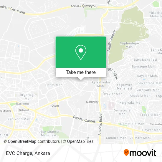 EVC Charge map