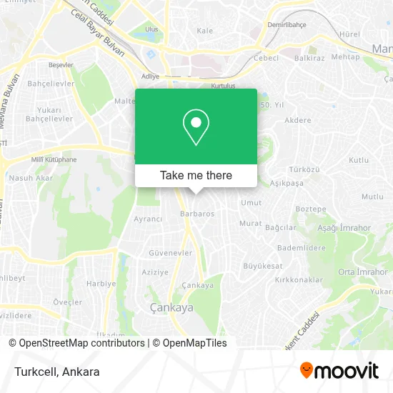 Turkcell map