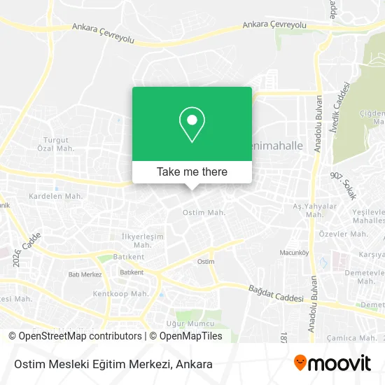Ostim Mesleki Eğitim Merkezi map