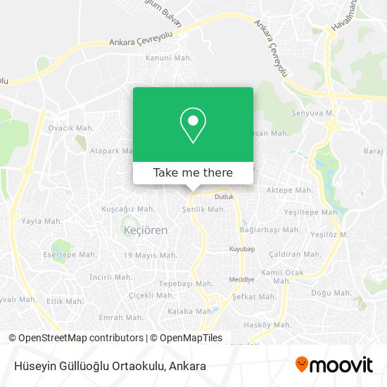 Hüseyin Güllüoğlu Ortaokulu map